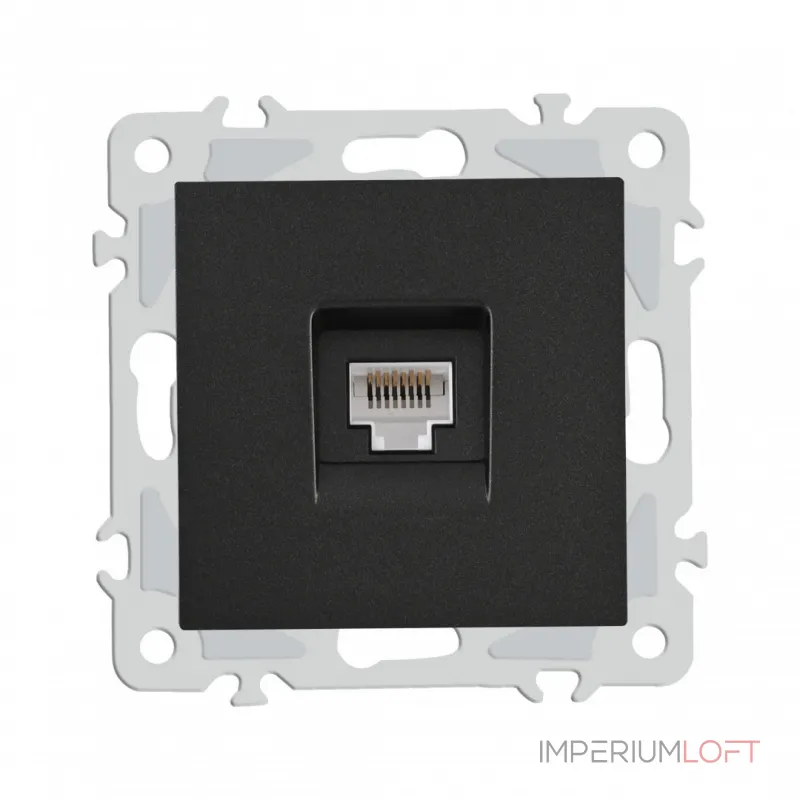 Розетка интернет, RJ45 206.45-1.black