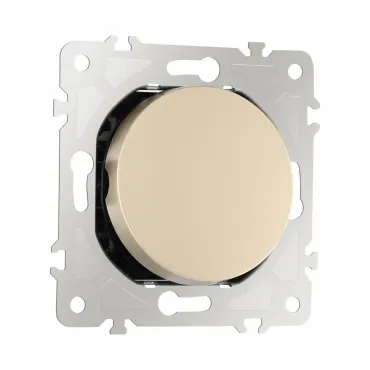 Выключатель одноклавишный проходной (на 2 направления), 10AX 250V 202.32-1.shampan от ImperiumLoft