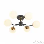 Потолочная люстра Arte Milano Neapolis-76808 276808/6 BK/GD