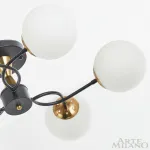 Потолочная люстра Arte Milano Neapolis-76808 276808/6 BK/GD