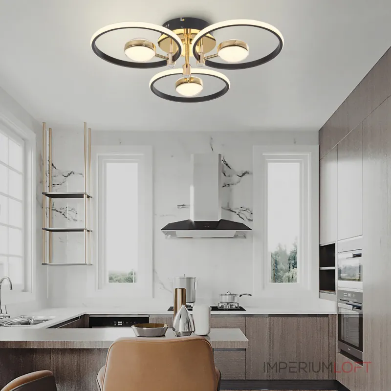 Светильник светодиодный Arte Milano Ferrara-76140 276140/3+3 BK/GD Светильник светодиодный Arte Milano Ferrara-76140 276140/3+3 BK/GD