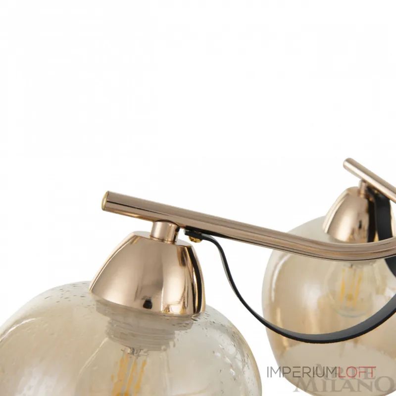 Потолочная люстра Arte Milano AMALFI-322306 322306/5 FG+BK Потолочная люстра Arte Milano AMALFI-322306 322306/5 FG+BK