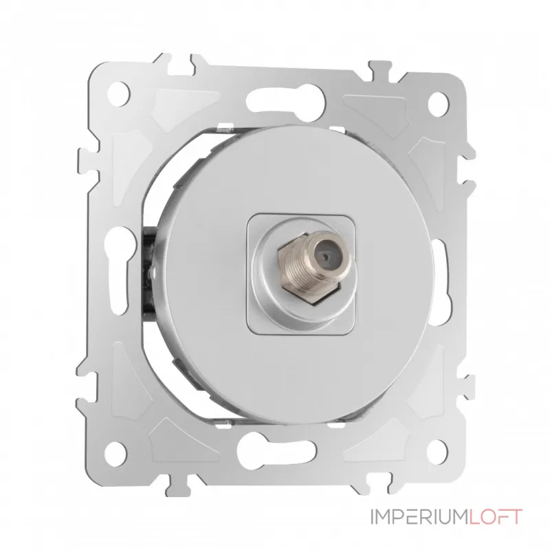 Розетка спутниковая, SAT TV 202.42-1.silver от ImperiumLoft