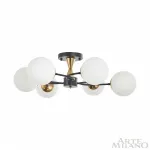 Потолочная люстра Arte Milano Neapolis-76808 276808/6 BK/GD