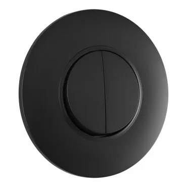 Выключатель круглый двухклавишный с рамкой Arte Milano SET08-1-30-2 black Выключатель круглый двухклавишный с рамкой Arte Milano SET08-1-30-2 black