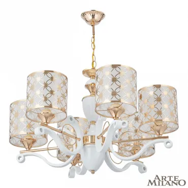 Люстра подвесная Arte Milano Florentia-3097 303097/6 Wh/Gd