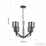 Подвесная люстра Arte Milano Neapolis-72307 272307/4 BN