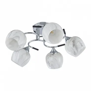 Люстра Arte Milano AMALFI-327985 327985/5 CR+BK