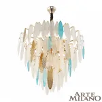 Подвесная люстра Arte Milano AM-7753B 8763B.D800.H750.E14.19 G