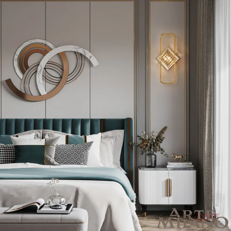 Бра Arte Milano AM-1252B 1852B.D280.H630.E14.2 G Бра Arte Milano AM-1252B 1852B.D280.H630.E14.2 G