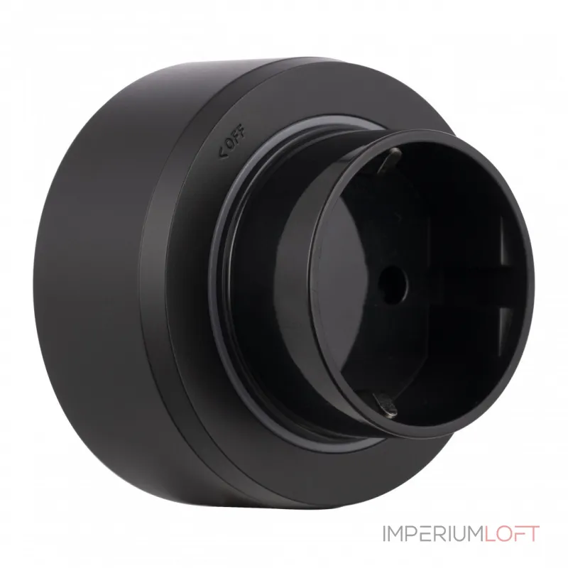 Трековая розетка, 16A 250V 397951TS/ES Black от ImperiumLoft