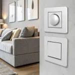 Выключатель одноклавишный с рамкой Arte Milano SET16-1-30-1 silver