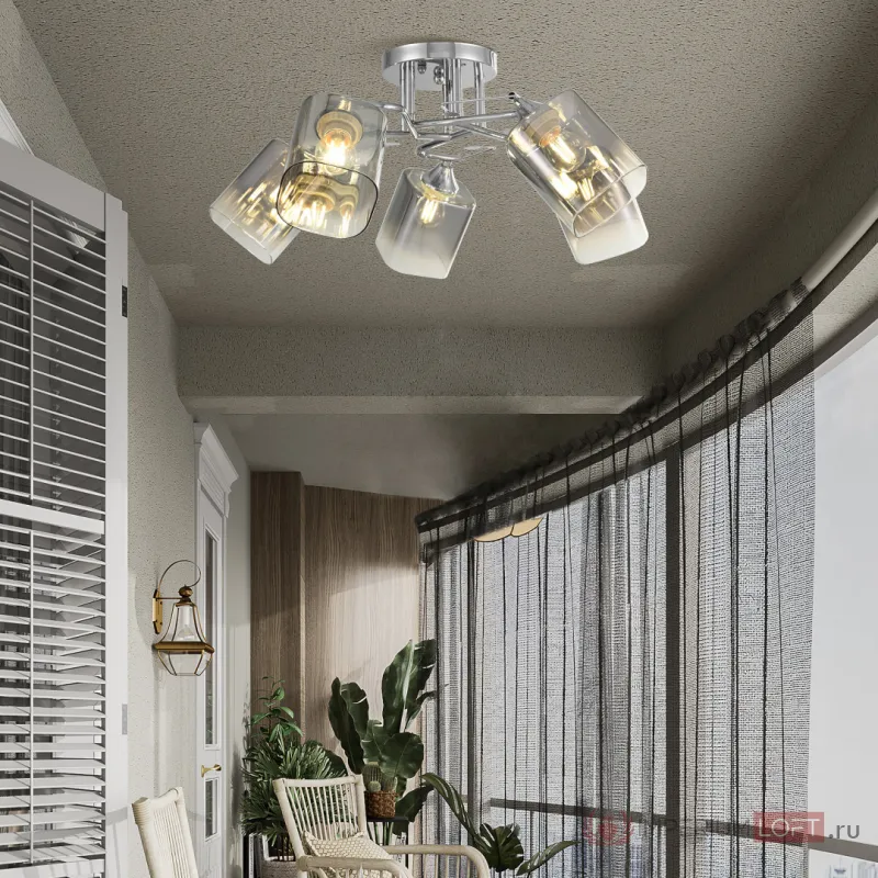 Люстра Arte Milano AMALFI-321106 321106/5 CR от ImperiumLoft