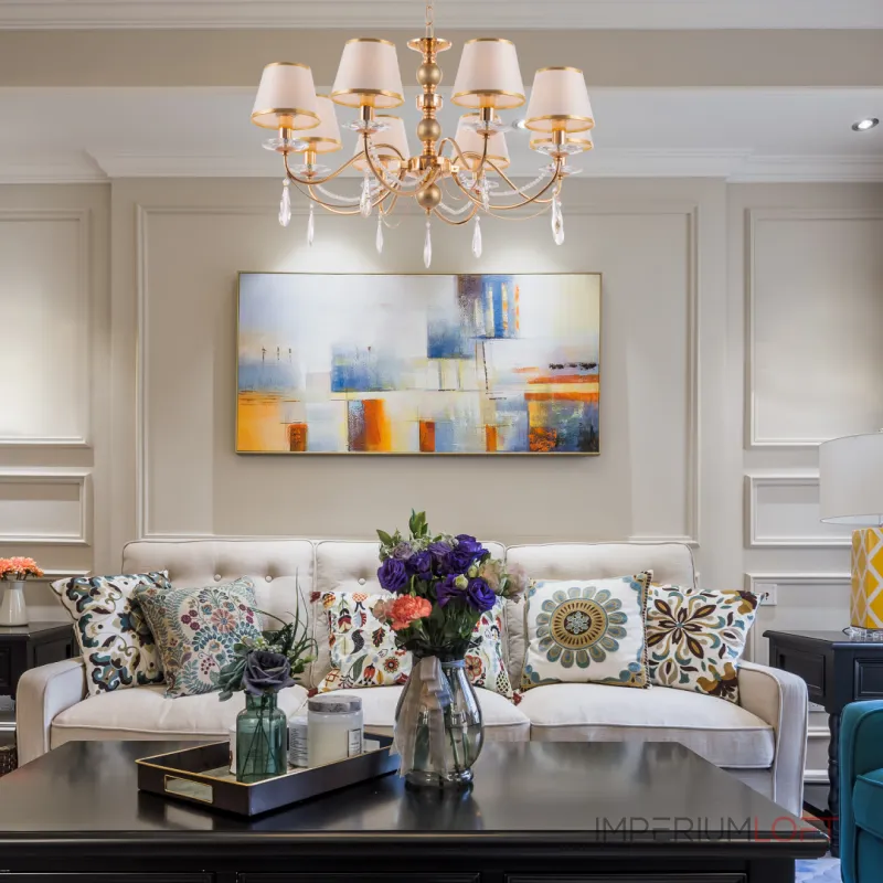 Подвесная люстра Arte Milano AM342109 342109/8 FGD Подвесная люстра Arte Milano AM342109 342109/8 FGD