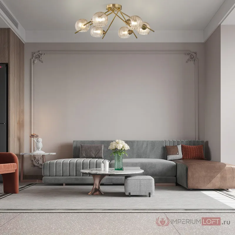 Люстра Arte Milano AMALFI-322307 322307/6 AB от ImperiumLoft