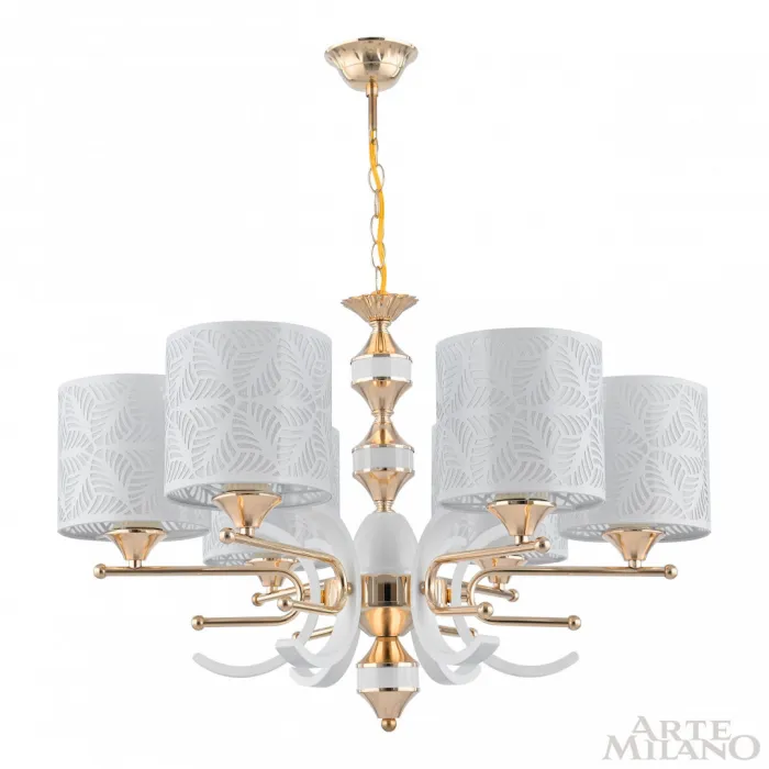 Люстра подвесная Arte Milano Florentia-2097 302097/6 Wh/Gd от ImperiumLoft