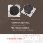 Диммер круглый 500W с рамкой однопостовой Arte Milano SET08-1-48-1 white
