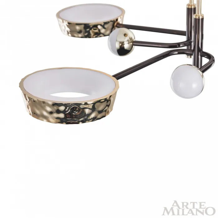 Люстра светодиодная Arte Milano Ferrara-73210 273210/8 BK/GD от ImperiumLoft