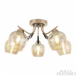 Потолочная люстра Arte Milano AMALFI-322306 322306/5 FG+BK