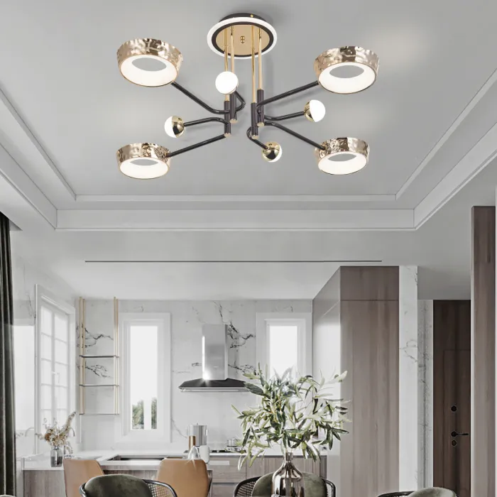 Люстра светодиодная Arte Milano Ferrara-73210 273210/8 BK/GD от ImperiumLoft