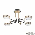 Люстра светодиодная Arte Milano Ferrara-73210 273210/8 BK/GD от ImperiumLoft