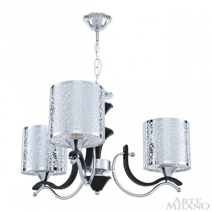 Люстра подвесная Arte Milano Florentia-6787 306787/3 Bk/Ni от ImperiumLoft