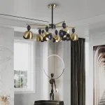 Люстра на штанге Arte Milano Neapolis-71307 271307/8 BK/GD