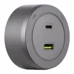 Трековая розетка, 3.1A 250V 399731TS/USB-Type-C Grey от ImperiumLoft