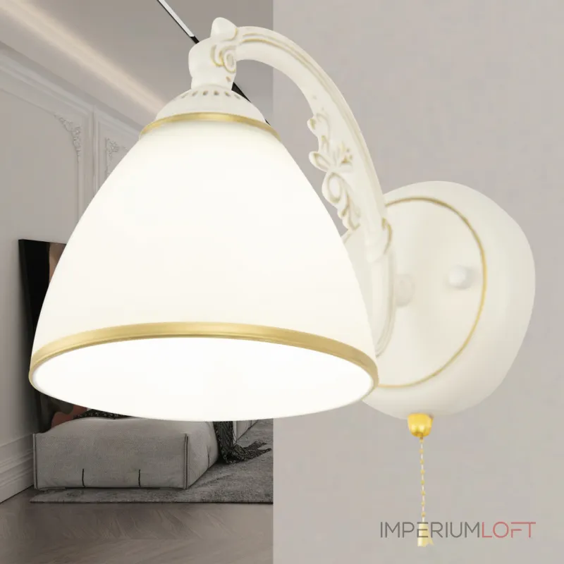 Бра Arte Milano AM341837 341837/1W WT+G Бра Arte Milano AM341837 341837/1W WT+G