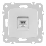 Розетка интернет, RJ45 205.45-1.silver