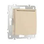 Розетка с заземлением, шторками и защитной крышкой, 16A 250V 206.41-1.shampan