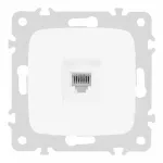 Розетка телефонная, RJ11 205.51-1.white