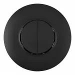 Выключатель круглый двухклавишный с рамкой Arte Milano SET08-1-30-2 black