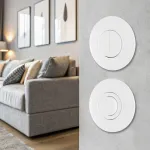 Диммер круглый 500W с рамкой однопостовой Arte Milano SET08-1-48-1 white