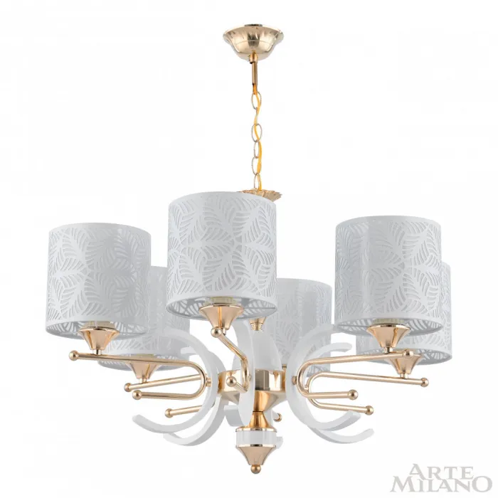 Люстра подвесная Arte Milano Florentia-2097 302097/6 Wh/Gd от ImperiumLoft