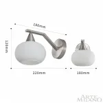 Бра Arte Milano Neapolis-79807 279807/1B GR