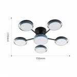 Светильник светодиодный Arte Milano Ferrara 250406/5+1 Gr