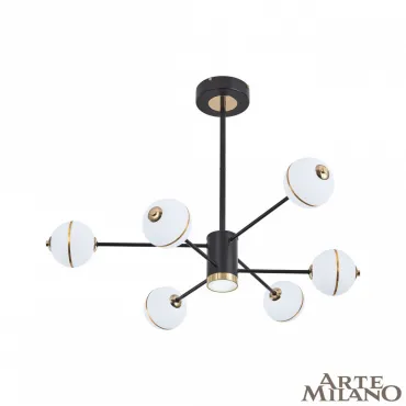 Люстра на штанге Arte Milano Ferrara-72069 272069/6 BK Люстра на штанге Arte Milano Ferrara-72069 272069/6 BK