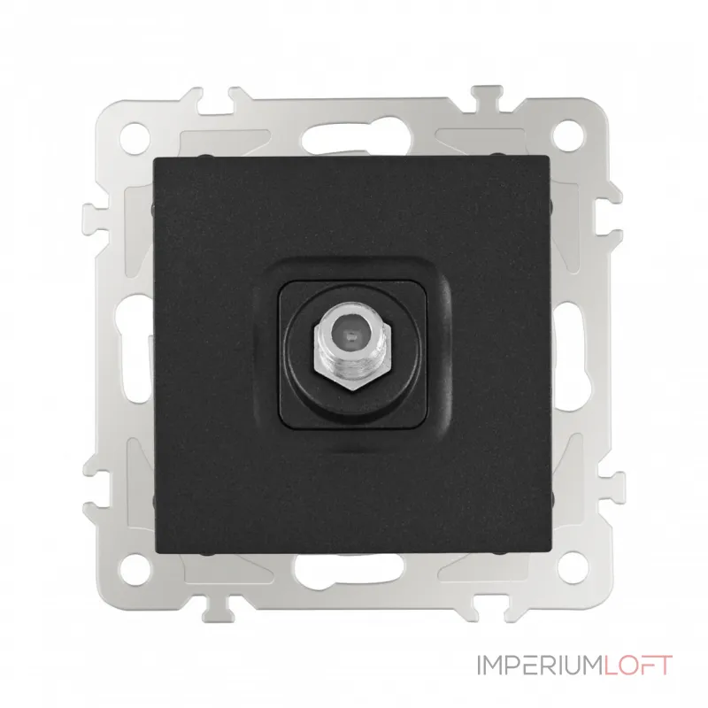 Розетка, SAT TV 206.42-1.black от ImperiumLoft Розетка, SAT TV 206.42-1.black от ImperiumLoft