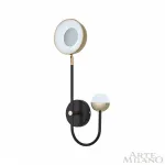 Бра светодиодный Arte Milano Ferrara-73210 273299/1+1 BK/GD