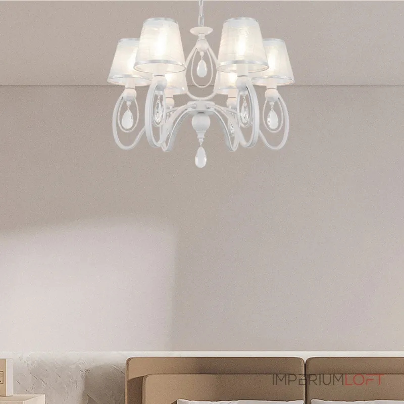 Подвесная люстра Arte Milano AM347203 347203/6 WT+SL Подвесная люстра Arte Milano AM347203 347203/6 WT+SL