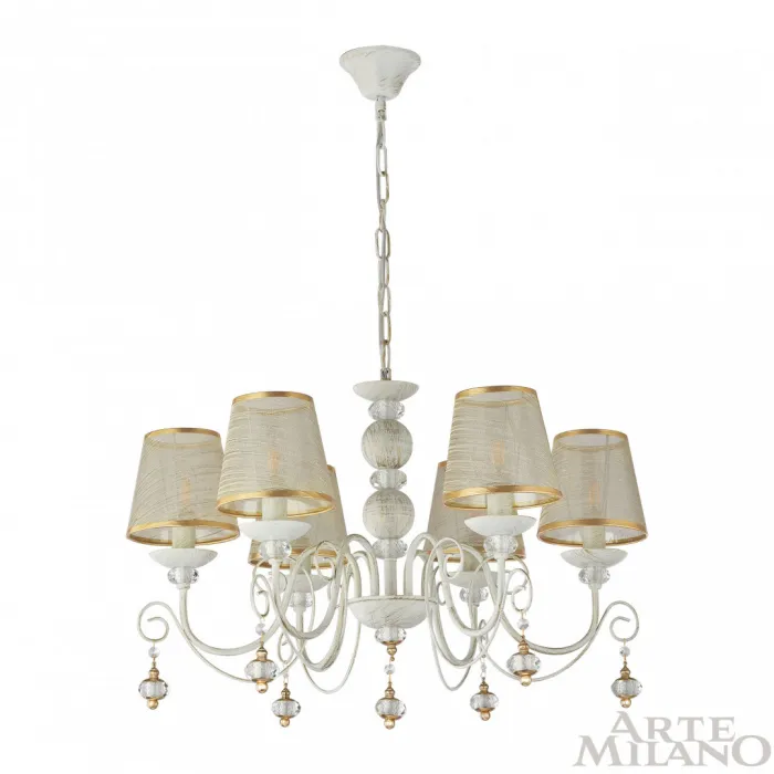 Люстра Arte Milano AM347620 347620/6 WT+G от ImperiumLoft