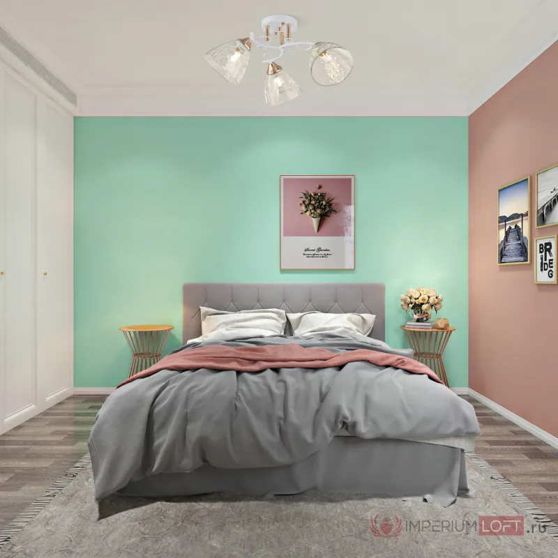 Люстра Arte Milano AMALFI-321395 321395/3A WH+FG от ImperiumLoft