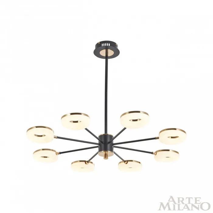 Люстра светодиодная Arte Milano Ferrara-72999 277499/8 BK/GD от ImperiumLoft
