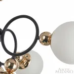 Люстра на штанге Arte Milano Neapolis-73808 274307/8 BK/GD