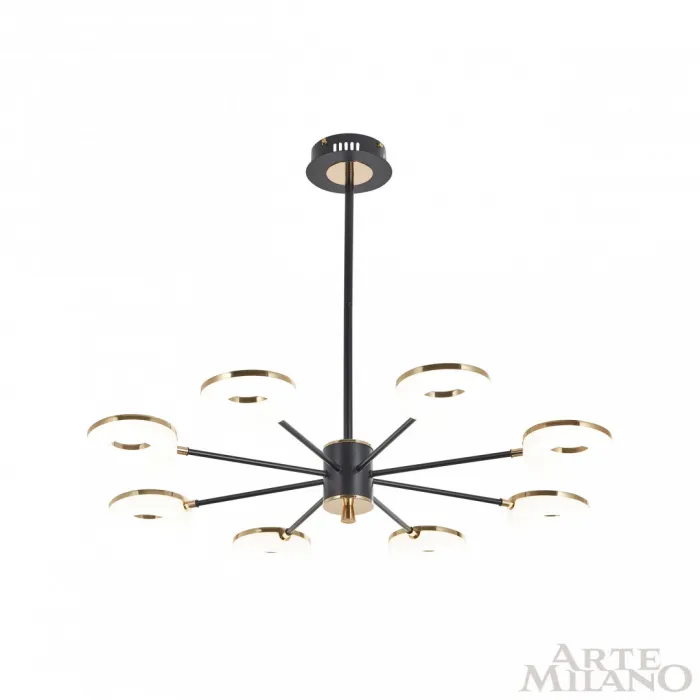 Люстра светодиодная Arte Milano Ferrara-72999 277499/8 BK/GD от ImperiumLoft