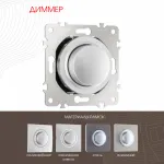 Диммер, 500W 202.48-1.silver от ImperiumLoft