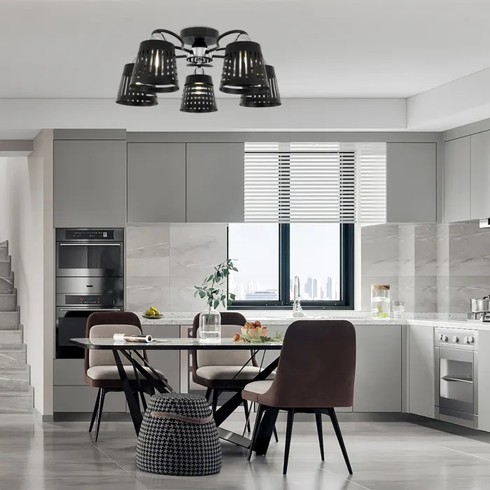 Люстра Arte Milano AMALFI-328207 328207/5 BK.CR от ImperiumLoft