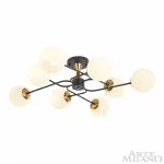 Потолочная люстра Arte Milano Neapolis-76808 276808/8 BK/GD