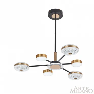 Люстра светодиодная Arte Milano Ferrara-72069 272069/6 BK/GD от ImperiumLoft